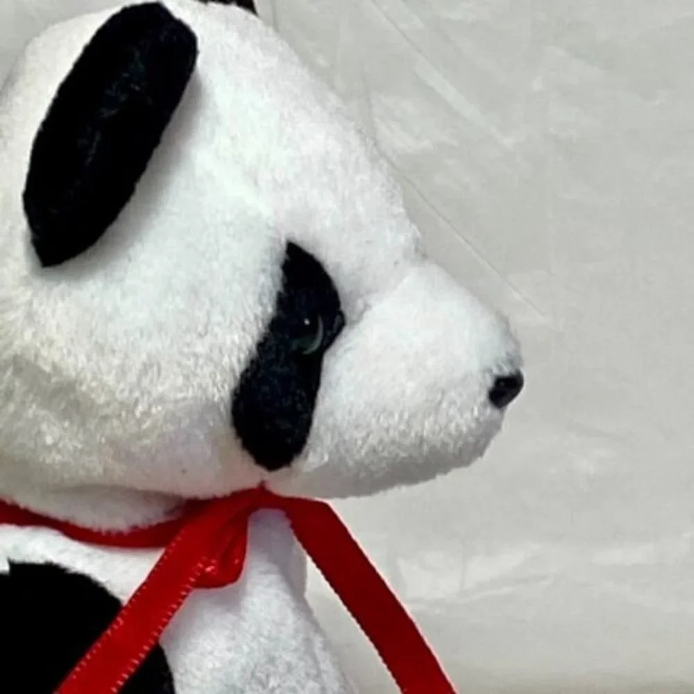 Ty Beanie‎ Baby Original Fortune Panda Bear Retired 1997/1998 Tag Errors Rare